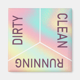 Imán Lavavajillas Platos Cocina Sucia Limpia Reversible