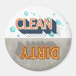 Imán Lavavajillas Retro Reversibles Que Funden Sucio Li