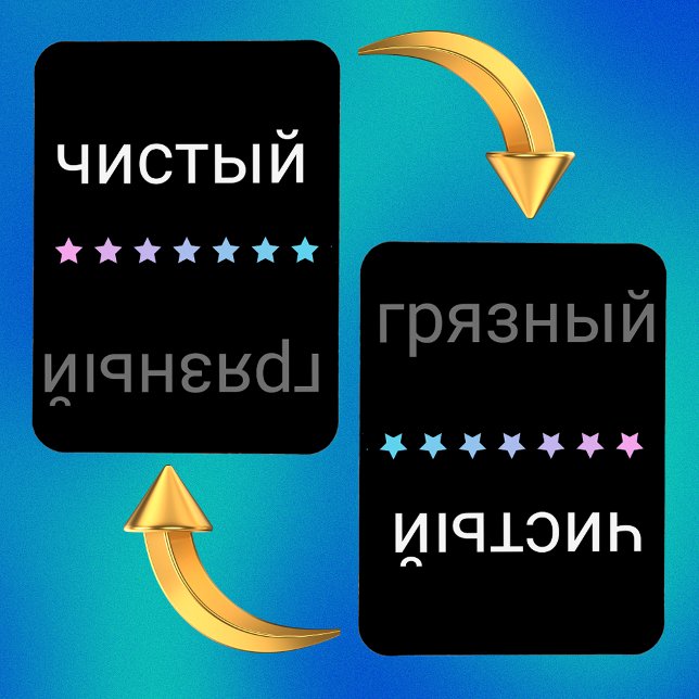 Imán Lavavajillas rusos limpios y sucios (Subido por el creador)