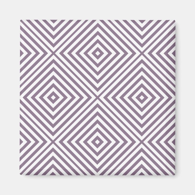 Imán Lavender Diamond Chevron (Frente)