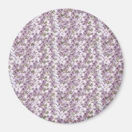 Imán Lavender Floral Watercolor Magnet