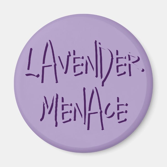 Imán Lavender Menace (Frente)