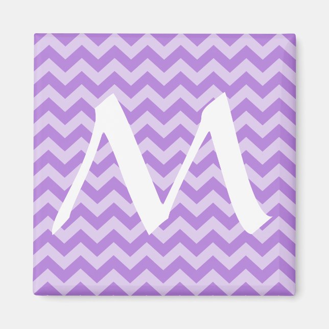 Imán Lavender Moods Moroccan Chevrons (Frente)