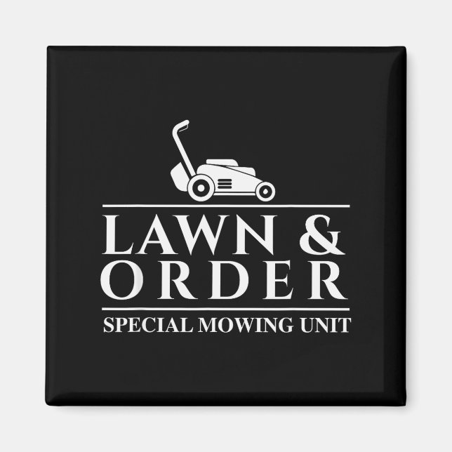Imán Lawn &amp; Order Special Mowing Unit - Gardening L (Frente)