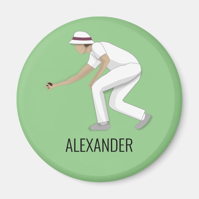 Imán Lawn Bowls (Frente)