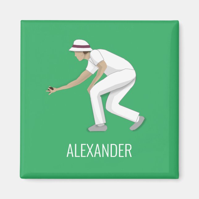 Imán Lawn Bowls (Frente)