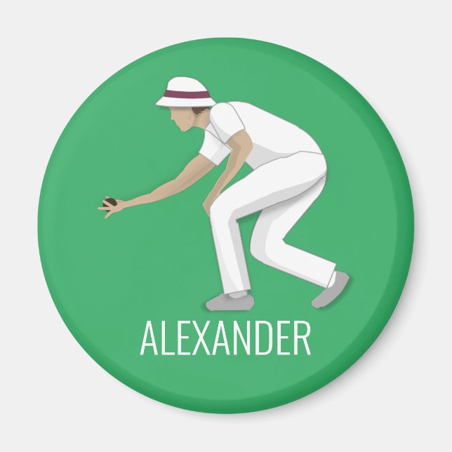 Imán Lawn Bowls (Frente)