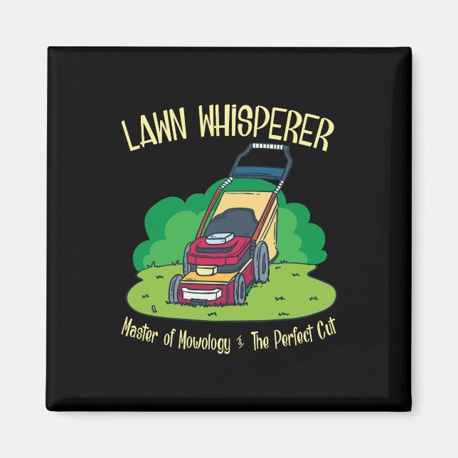 Imán Lawn Mower - Lawn Whisperer (Frente)