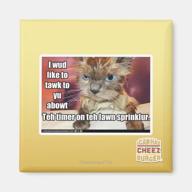 Imán Lawn Sprinklur Timer (Frente)