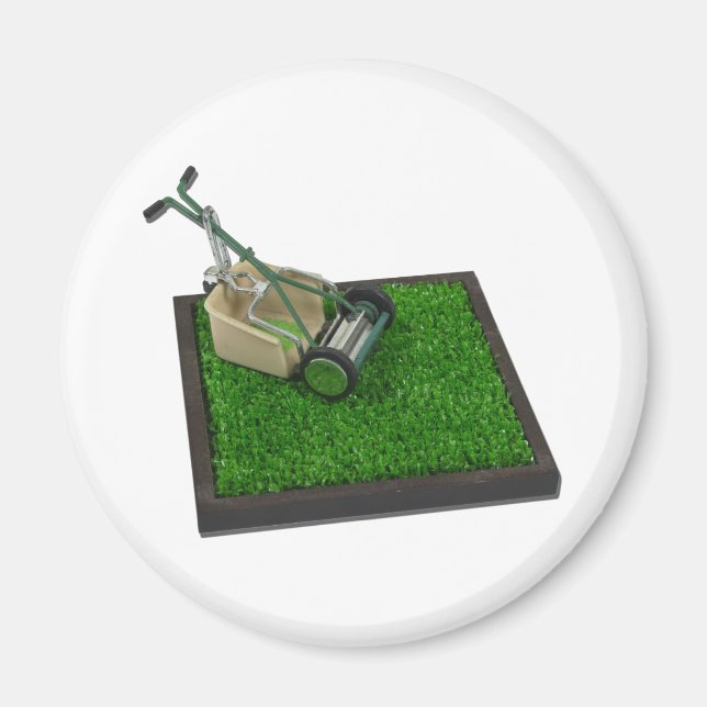 Imán LawnmowerOnTheGrass100711 (Frente)