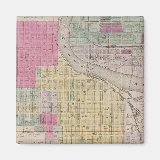 Imán Lawrence, Kansas (Frente)