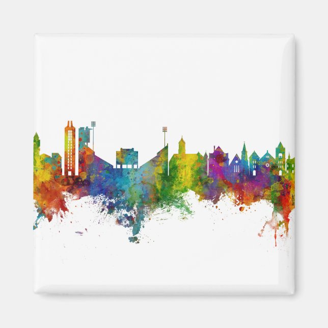 Imán Lawrence Kansas Skyline (Frente)