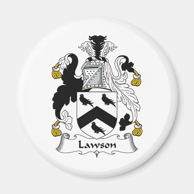 Imán Lawson Family Crest (Frente)