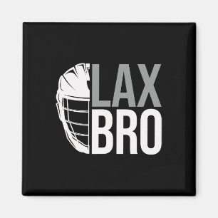 Imán Lax Bro Funny Lacrosse Player Boy Kids