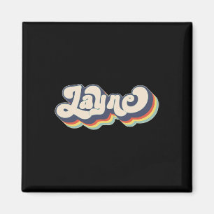 Imán Layne Nombre Apellido Personalizado Nombre Layne