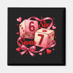 Imán Lazo Coqueto Seis Siete Dados 67 Meme San Valentín