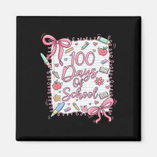 Imán Lazo Coquette de 100 Días de Escuela para Niñas 10