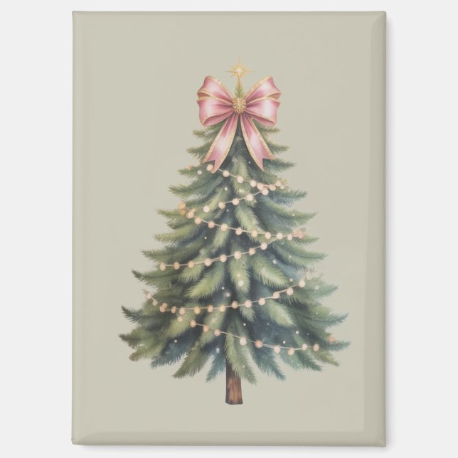Imán Lazo de árbol de Navidad Coquette Xmas (Anverso)