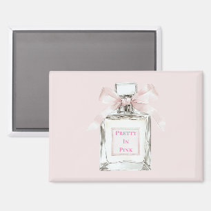 Imán Lazo de botella de perfume rosa bonito
