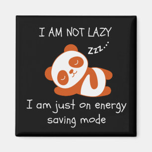 Imán Lazy Panda Funny