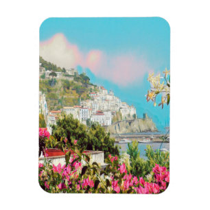 Imán ldp AMALFI - panorama - costa de Amalfi -