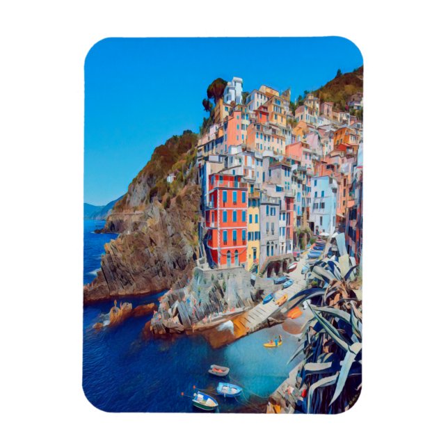 Imán ldp RIOMAGGIORE - Cinque Terre - (Vertical)