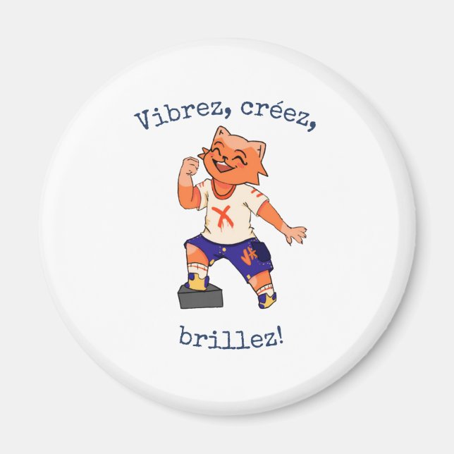 Imán  Le Badge de la Créativité Éclatante (Frente)