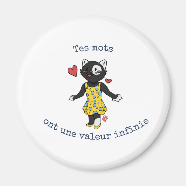 Imán Le Badge de la Puissance du Langage (Frente)