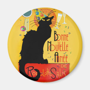 Imán Le Chat Noir - Bonne Nouvelle Année