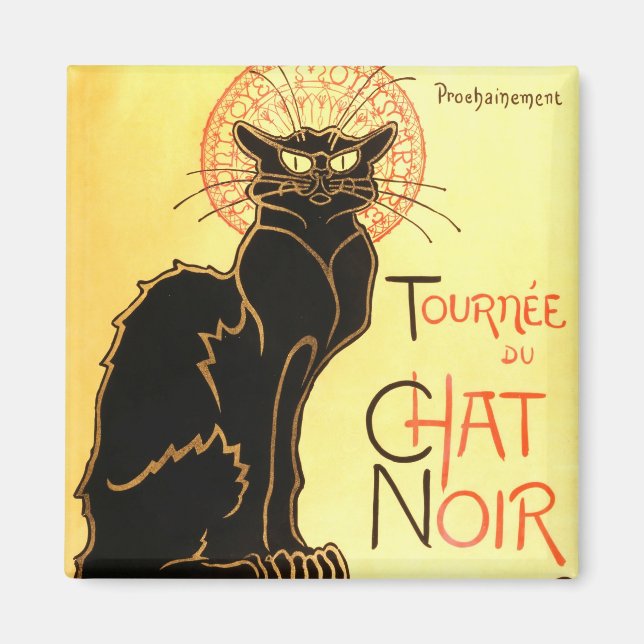 Imán Le chat noir, cartel original (Frente)