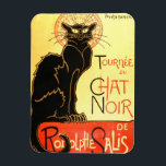 Imán Le chat noir, cartel original<br><div class="desc">Cartel original y vintage "Le chat noir",  El gato negro era un famoso cabaret en Montmartre en París,  fundado en noviembre de 1881 por Rodolphe Salis,  que también era responsable de la revista semanal del mismo nombre. Una juerga,  el Gato Negro de Goguette,  se encontró en el cabaret.</div>