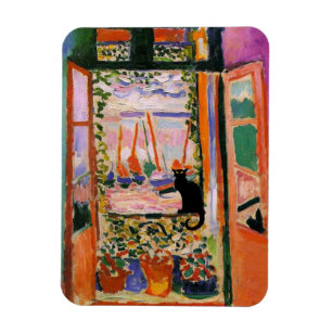 Imán Le Chat Noir y la ventana abierta de Matisse