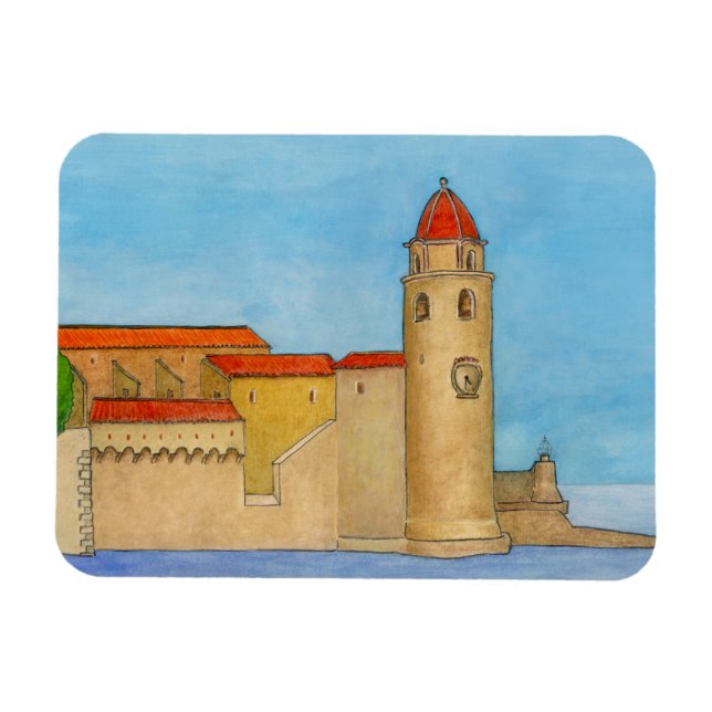 Imán Le Clocher de Collioure (Horizontal)