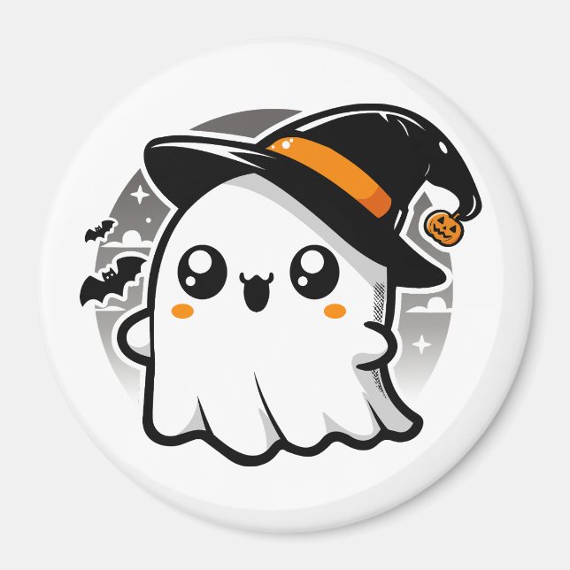 Imán Le Fantôme Kawaii (Frente)