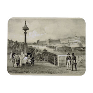 Imán Le Louvre, grabado por Auguste Bry (grabado)