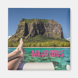 Imán Le Morne Brabant Mauricio vistas desde el mar