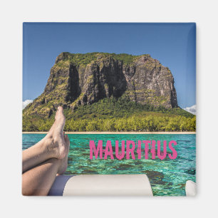 Imán Le Morne Brabant Mauricio vistas desde el mar