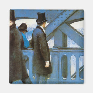 Imán Le Pont de l'Europe por Gustave Caillebotte