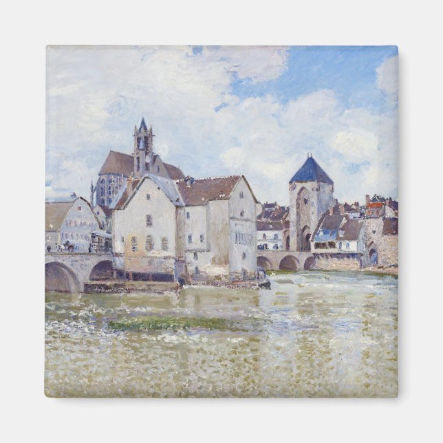 Imán Le Pont de Moret, Alfred Sisley (Frente)