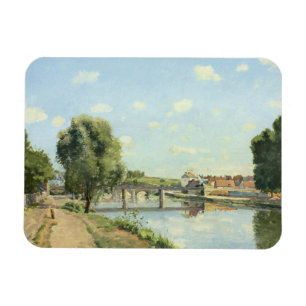 Imán Le Pont Du Chemin De Fer Camille Pissarro
