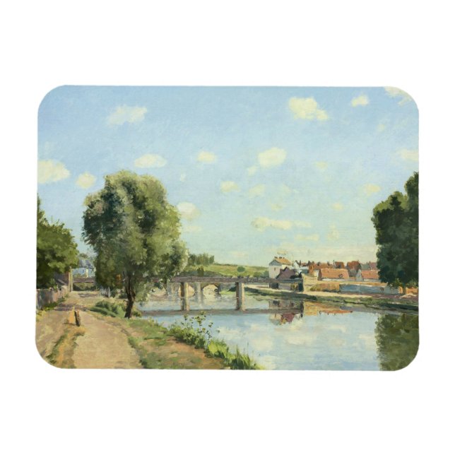Imán Le Pont Du Chemin De Fer Camille Pissarro (Horizontal)