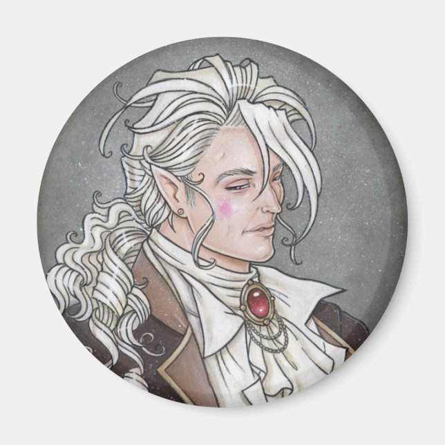 Imán Le Portrait Du Vampire Gótico Magnet (Frente)