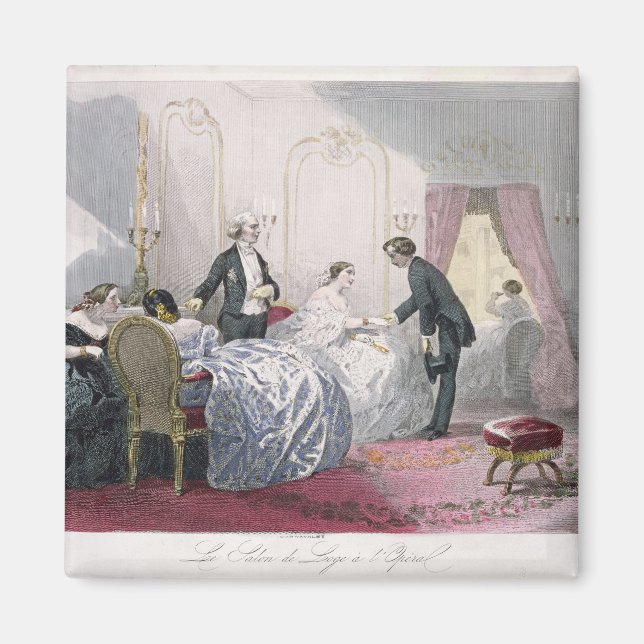 Imán Le Salon de loge a l'Opera (Frente)