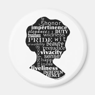 Imán Lea el camafeo de Jane Austen