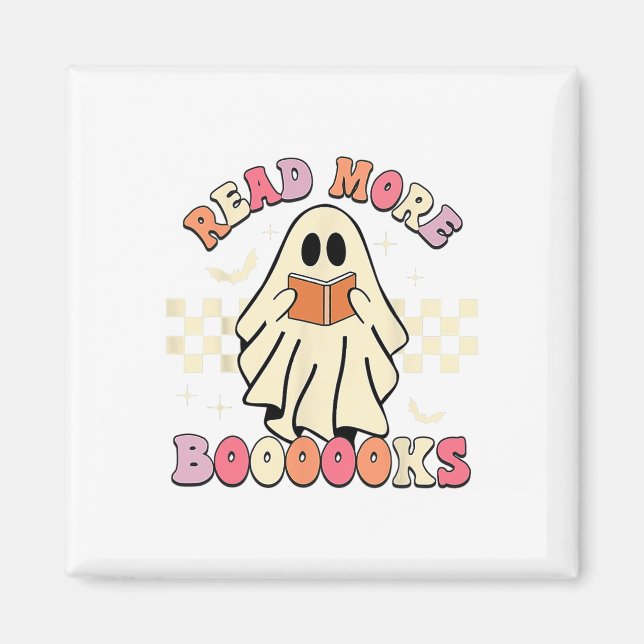 Imán Lea más libros Cute Ghost Leer más libros H (Frente)