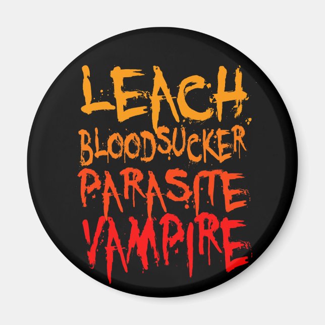 Imán Leach, Bloodsucker, Parasite, Vampiro (Frente)