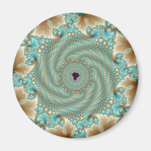 Imán Leafy Whorls Fractal
