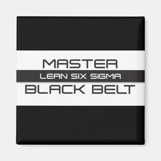 Imán Lean Six Sigma Master Black Belt (Frente)