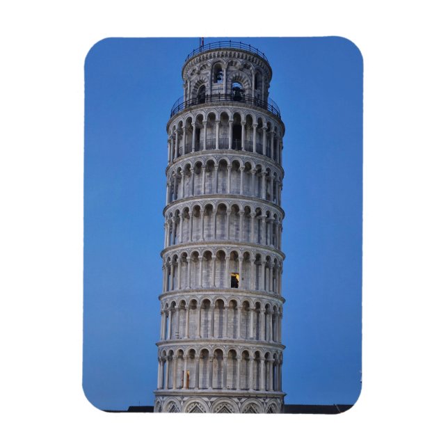 Imán Leaning Tower at Dusk (Vertical)