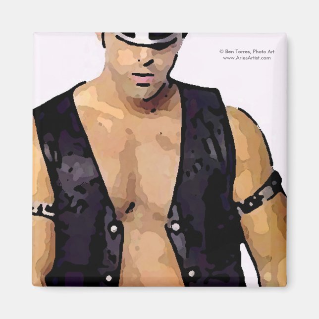 Imán Leather Man (Frente)